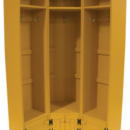 Custom Corner Lockers With Doors Sawdust City Custom Furniture